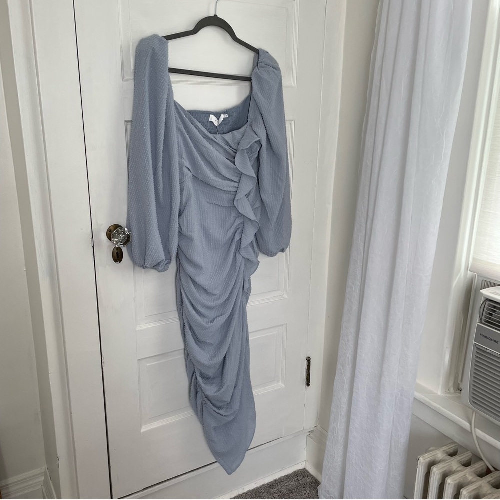 Astr The Label Blue Dress
